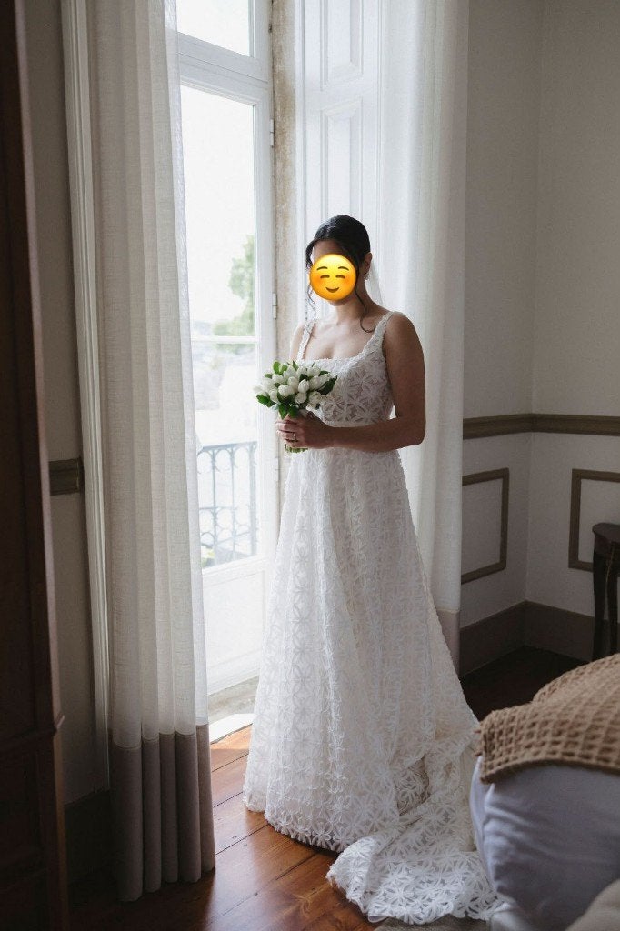 Wedding dress / Nori - Alma Novia (2026), Kleding | Dames, Overige Dameskleding, Alma Novia, Ophalen, Zo goed als nieuw