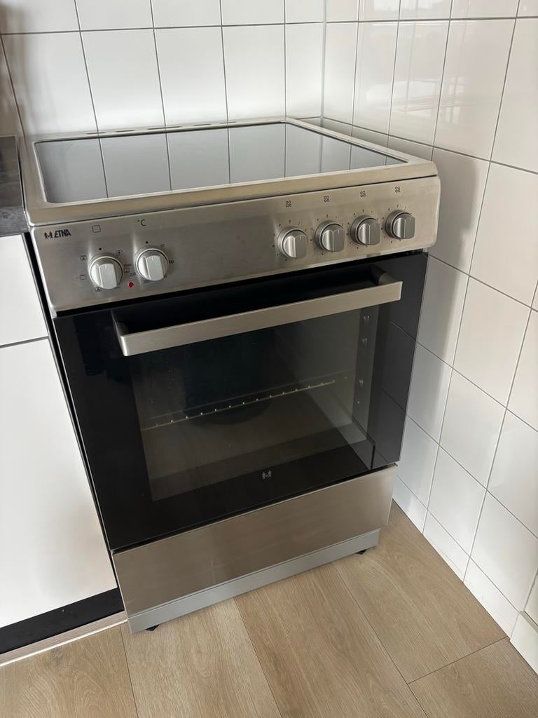 ETNA FIV560RVS Inductie Fornuis - 3 jaar oud!, Ophalen, Hete lucht, 60 cm of meer, 4 kookzones