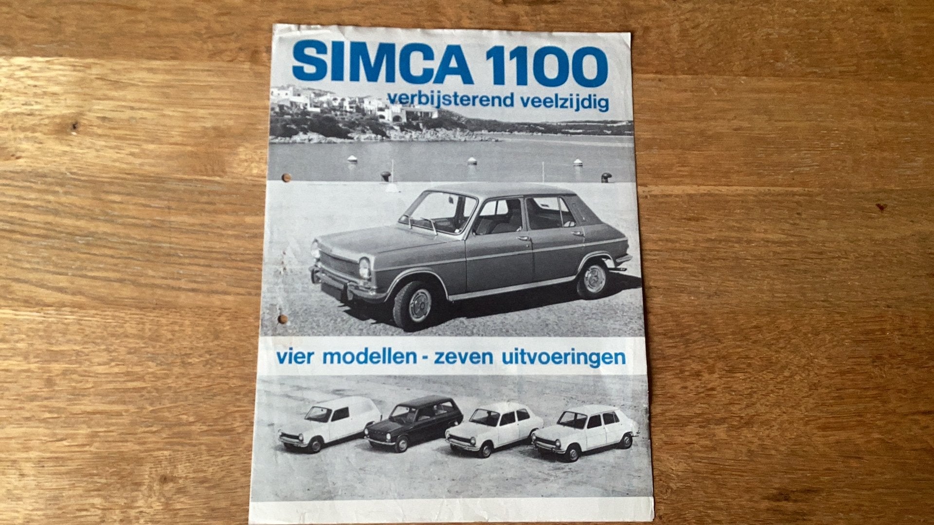 Simca 1100 brochure - Verbisterend Veelzijdig, Boeken, Auto's | Folders en Tijdschriften, Ophalen of Verzenden, Gelezen, Overige merken