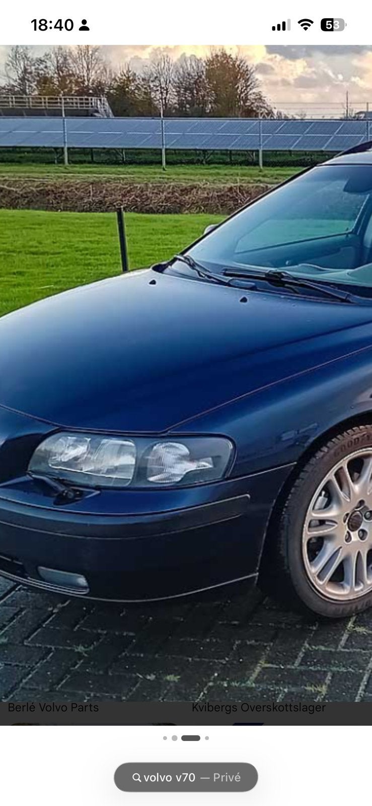 Volvo V 70 koplampenset orgineel volvo, Ophalen of Verzenden, Volvo