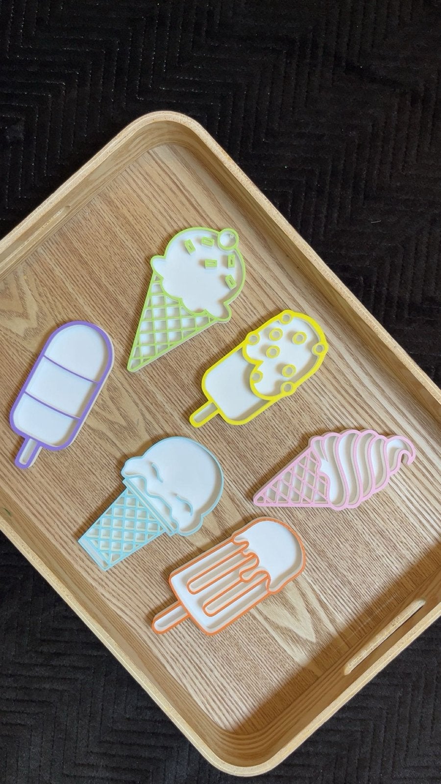 Vulvormen ijsjes pastel, Kinderen en Baby's, Speelgoed | Educatief en Creatief, Hoogersmilde Beilervaart 1, Ophalen of Verzenden