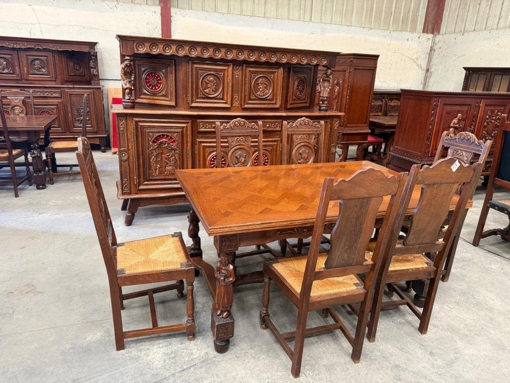 breton, Ophalen of Verzenden, Gebruikt, Breton, 6 tot 8 stoelen