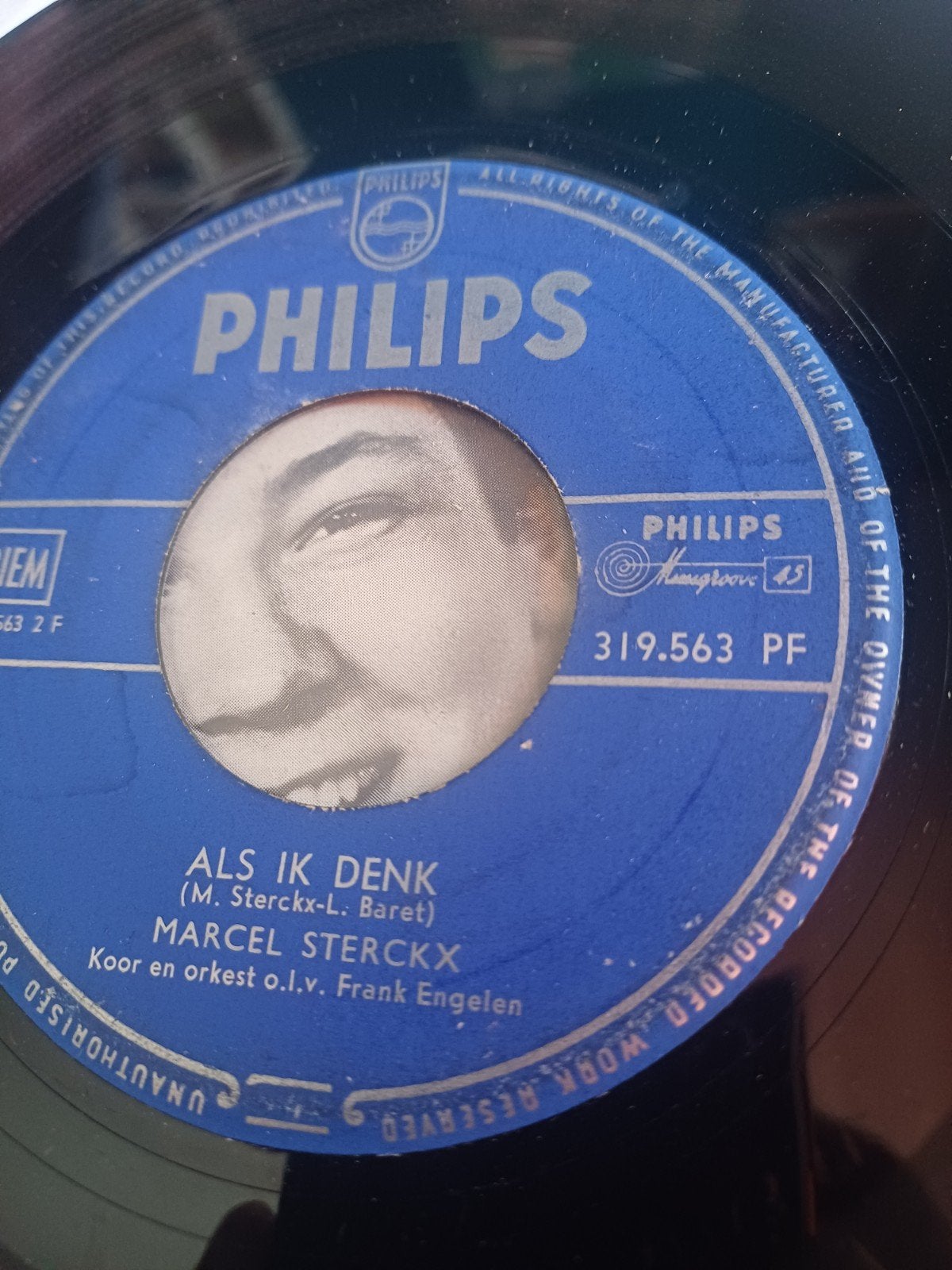 Marcel Sterckx - Als Ik Denk / Ik Ben Jou Romeo (Philips 45), Ophalen, Gebruikt, Originele persing, 7 inch