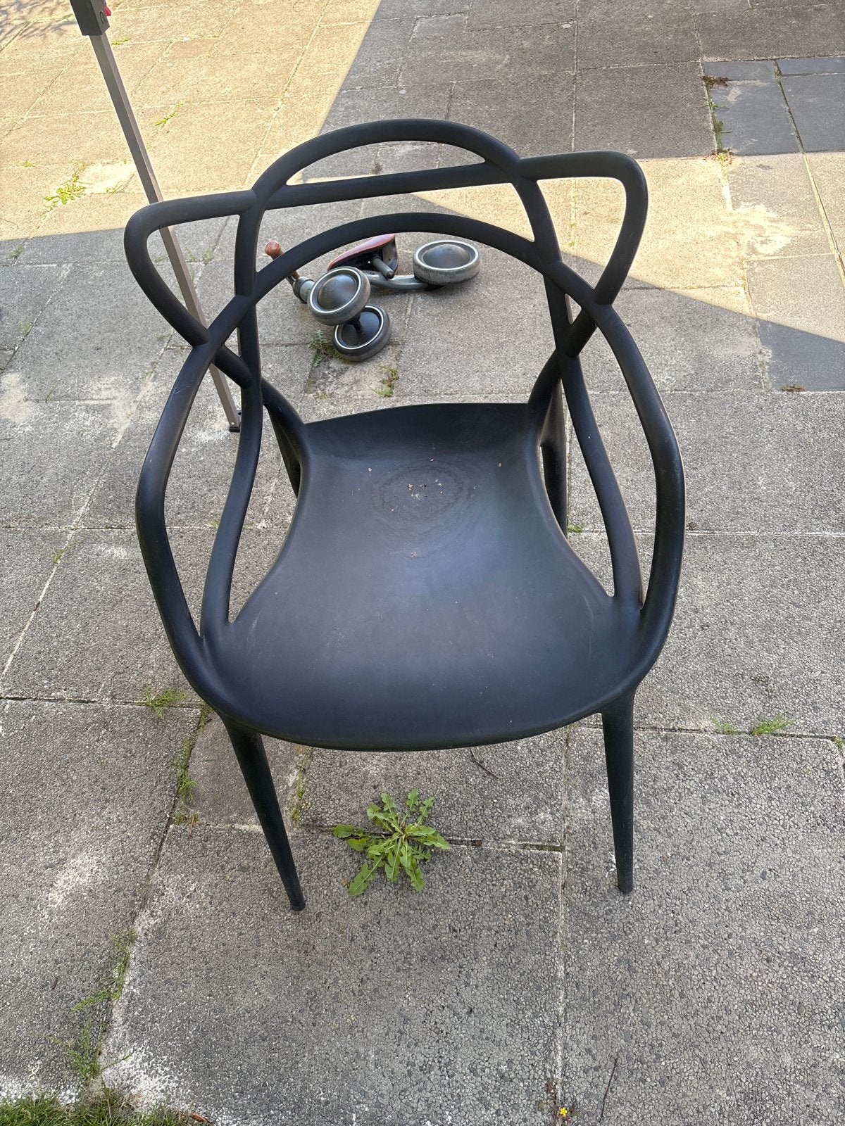 10x Kartell Milano Designer Stoelen - Zwart, Huis en Inrichting, Stoelen, Ophalen, Kunststof, Gebruikt, Zwart