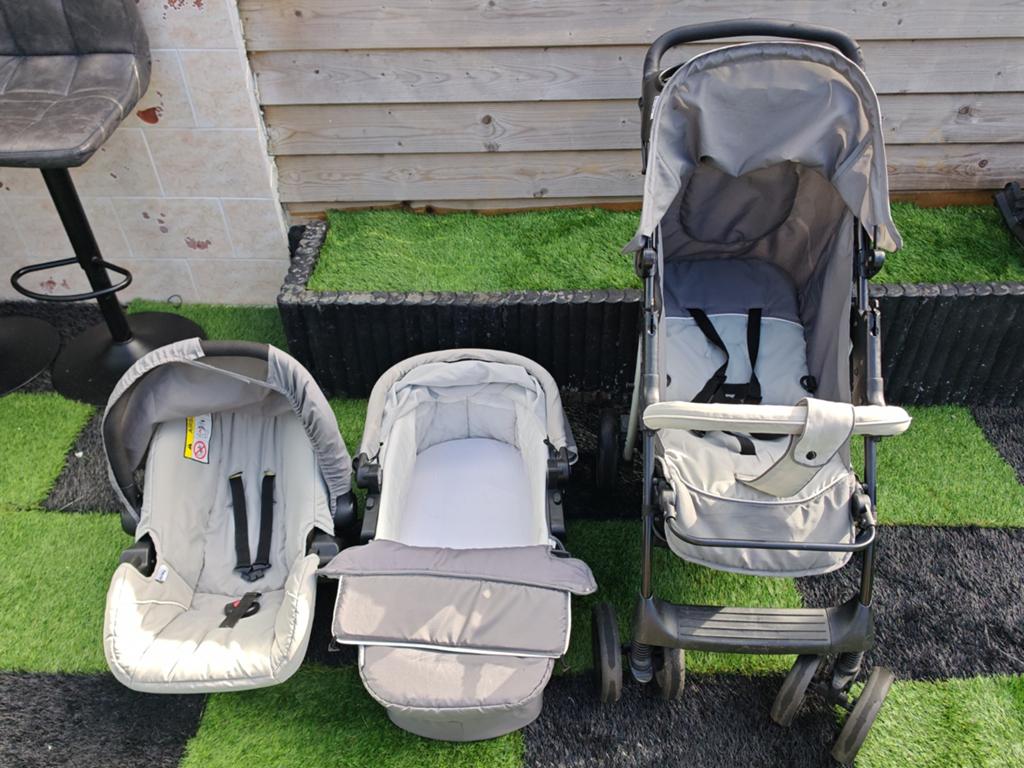 Hauck Shopper SLX Trio Set Kinderwagen – 3 in 1 Complete Rei, Ophalen, Zo goed als nieuw, Kinderwagen, Overige merken