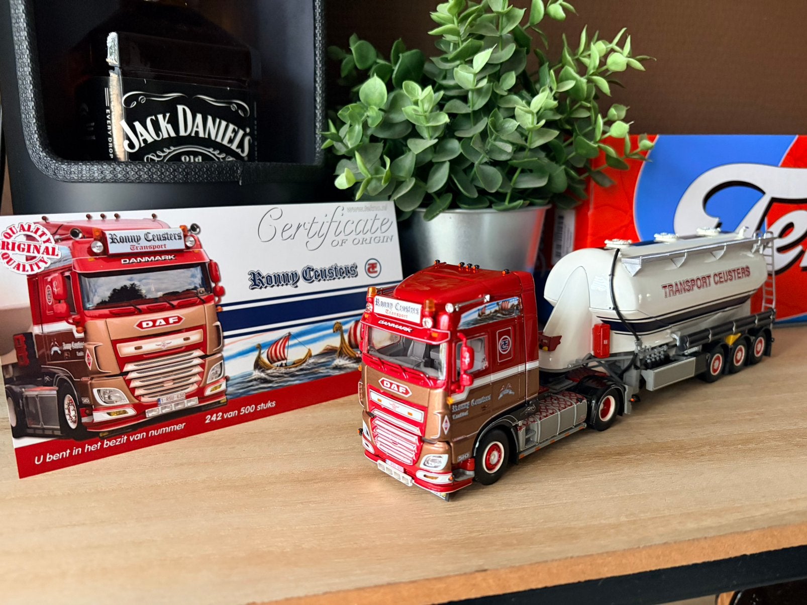 Tekno DAF Ceusters, Hobby en Vrije tijd, Modelauto's | 1:50, Ophalen of Verzenden, Nieuw, Bus of Vrachtwagen, Tekno