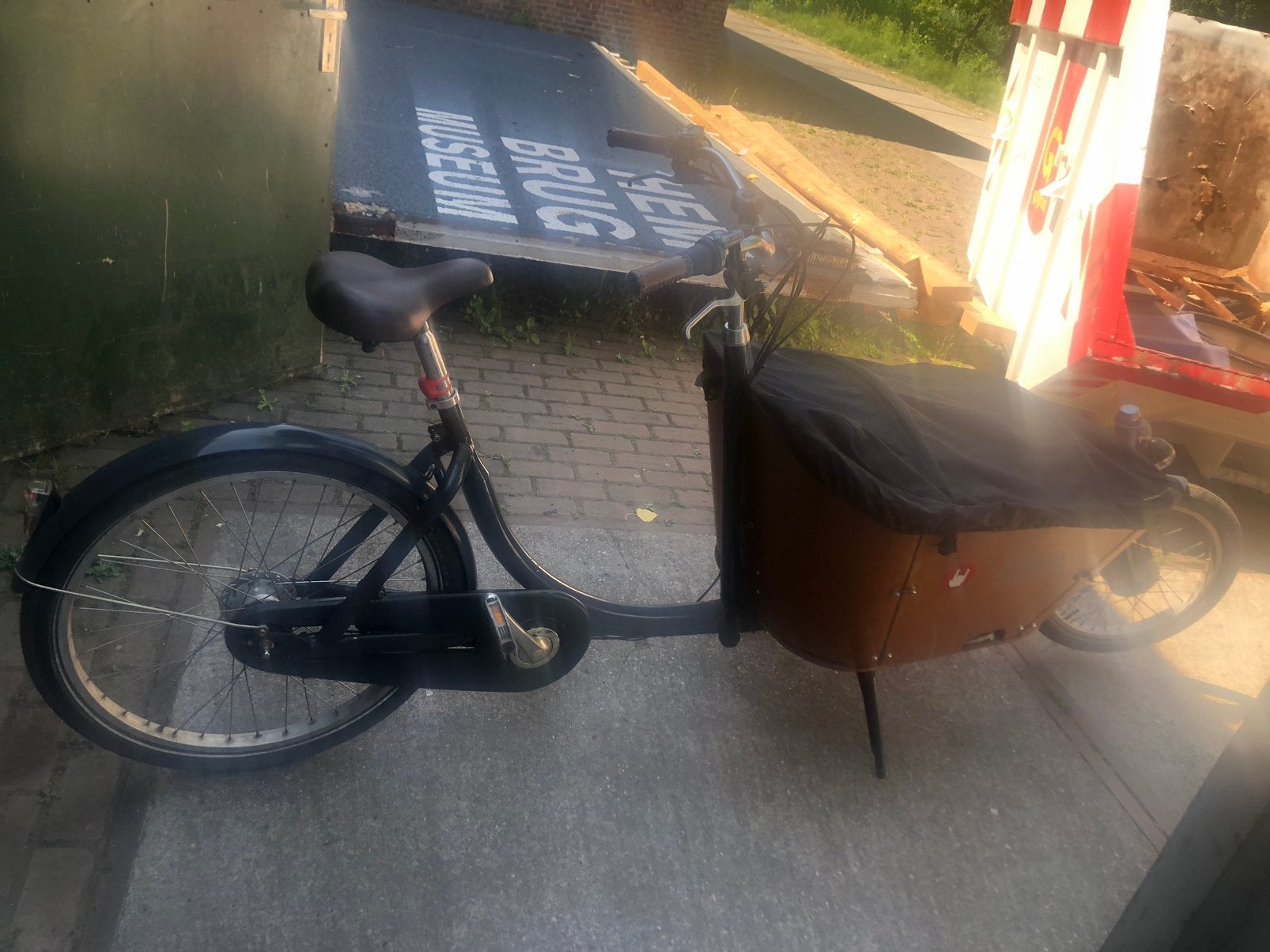 Leuke bakfiets, Ophalen, Gebruikt, Trommelrem, 4 kinderen of meer