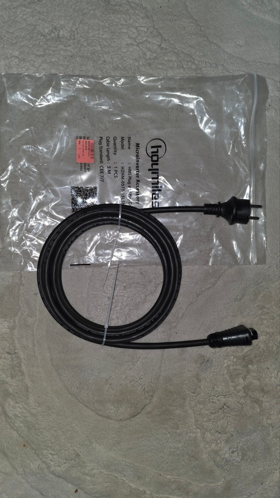 Nieuwe 5 meter Plug & Play Hoymiles HMS flexibele kabel, Ophalen of Verzenden, Nieuw