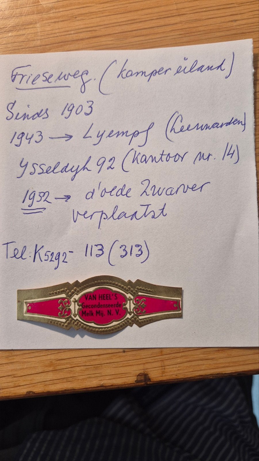 Sigarenbanden KAMPEN, Verzamelen, Ophalen, Sigarenbandjes