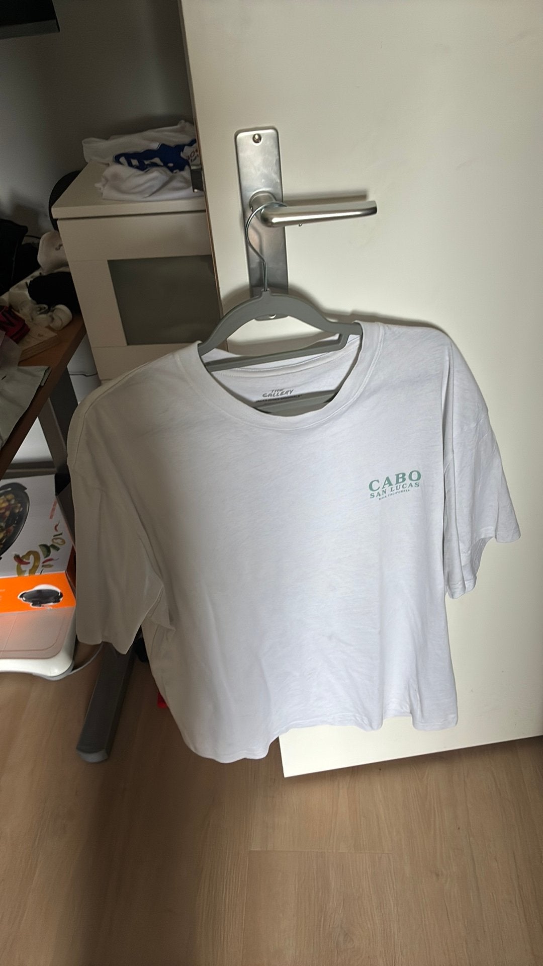 Heren T-shirt, Kleding | Heren, T-shirts, Ophalen, Gedragen, Maat 52/54 (L), Wit
