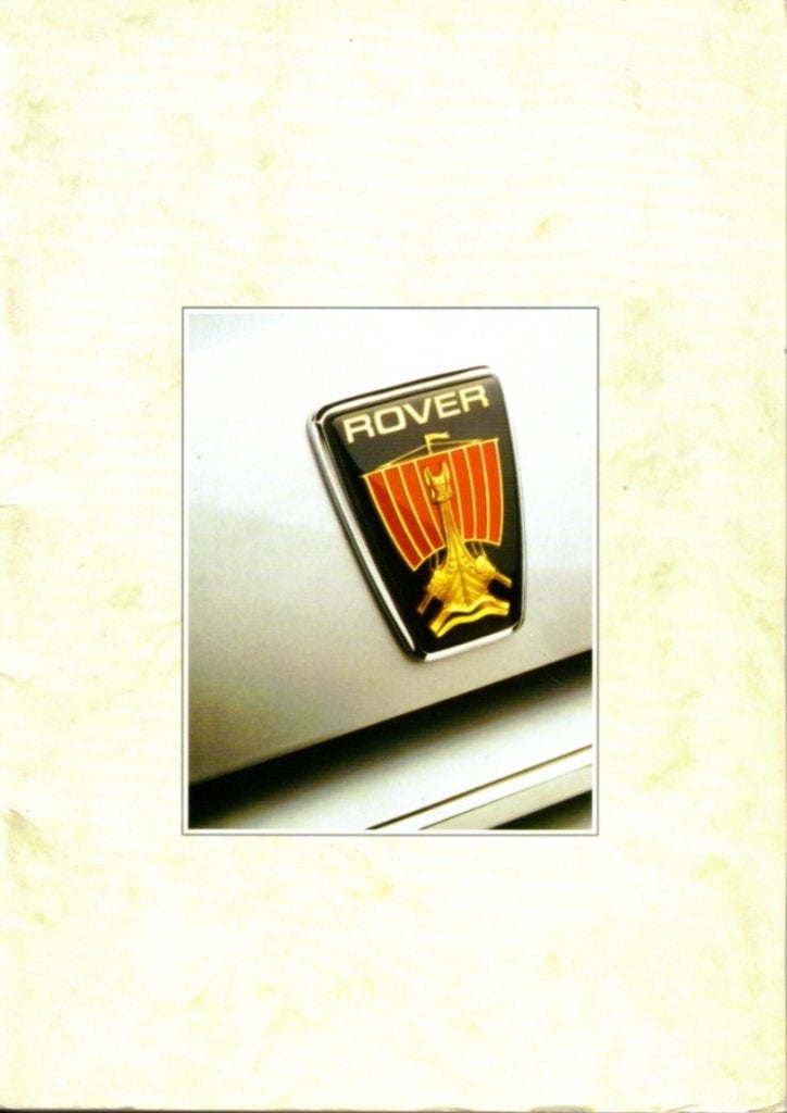 Brochure Rover 800 serie 1988, Ophalen of Verzenden, Gelezen, Overige merken