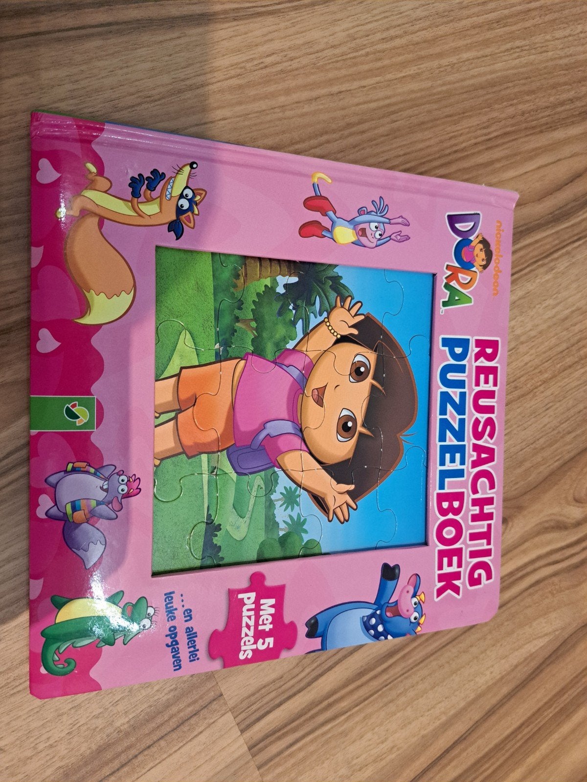 Dora puzzelboek, Ophalen of Verzenden, 10 tot 50 stukjes, Zo goed als nieuw, 4 tot 6 jaar