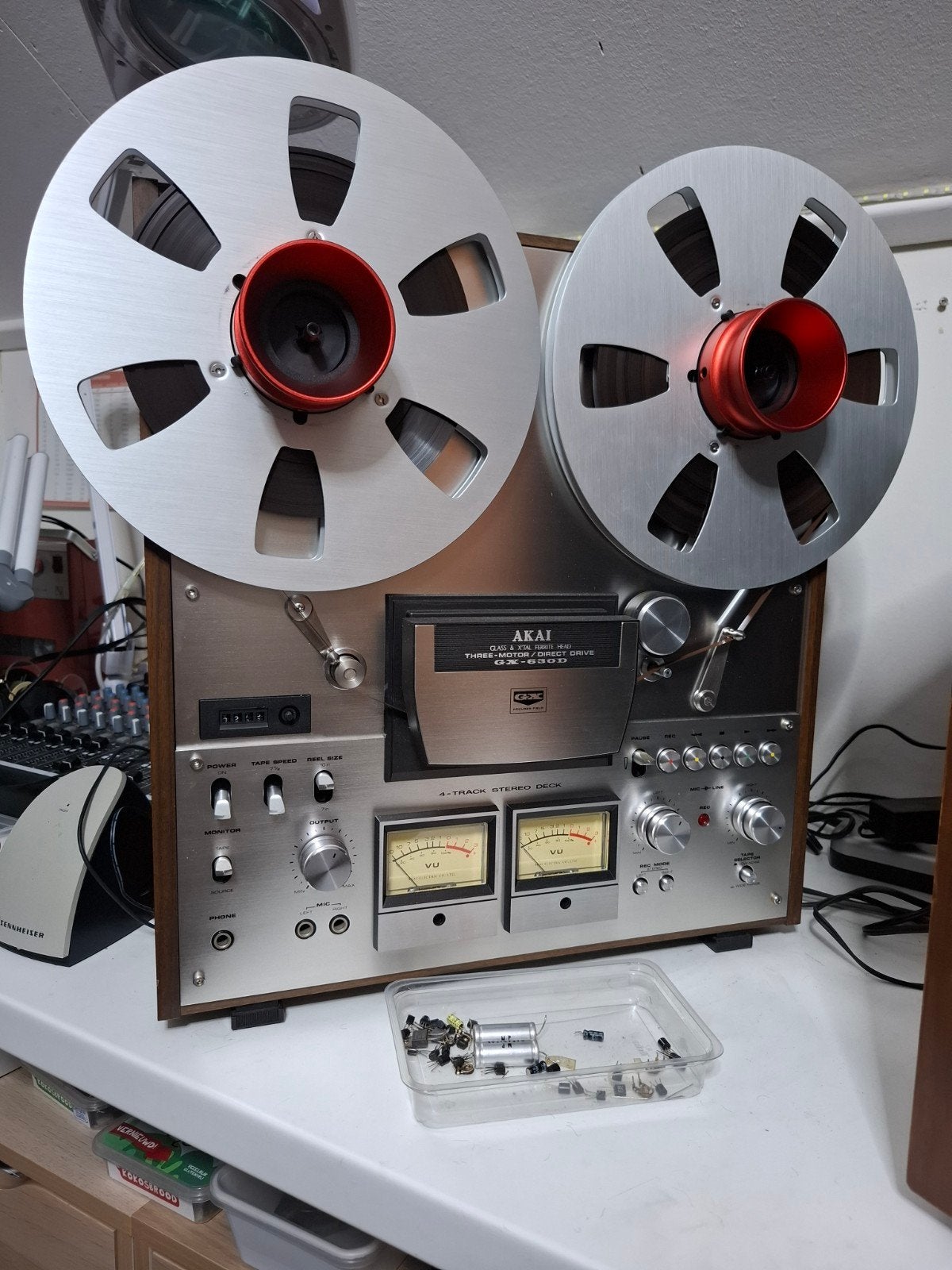 wegens beëindiging hobby aangeboden : Akai, Sony en Teac rec, Ophalen of Verzenden, Bandrecorder