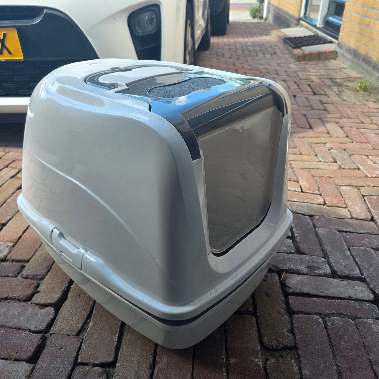 Kattenbak, Ophalen, Zo goed als nieuw