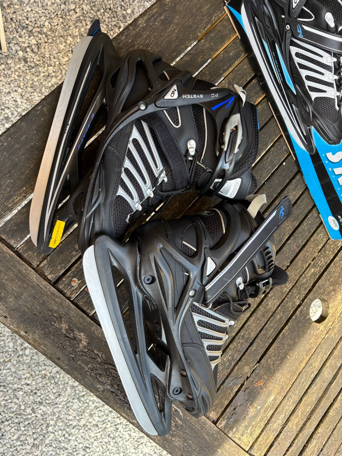Nijdam ijshockeyschaatsen maat 44, zo goed als nieuw, Sport en Fitness, Schaatsen, Verzenden, Zo goed als nieuw, IJshockeyschaatsen