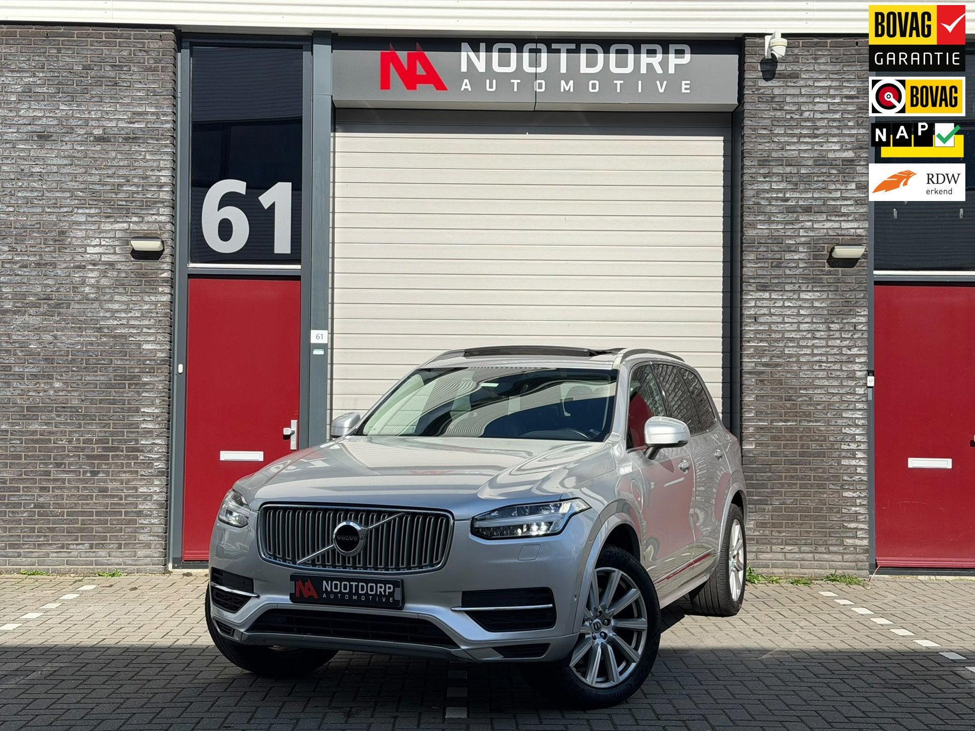 Volvo XC90 2.0 T8 Twin Engine AWD Inscription/PANO/MEMORY/LE, Auto's, Dealer onderhouden, Gebruikt, 1969 cc, 7 stoelen