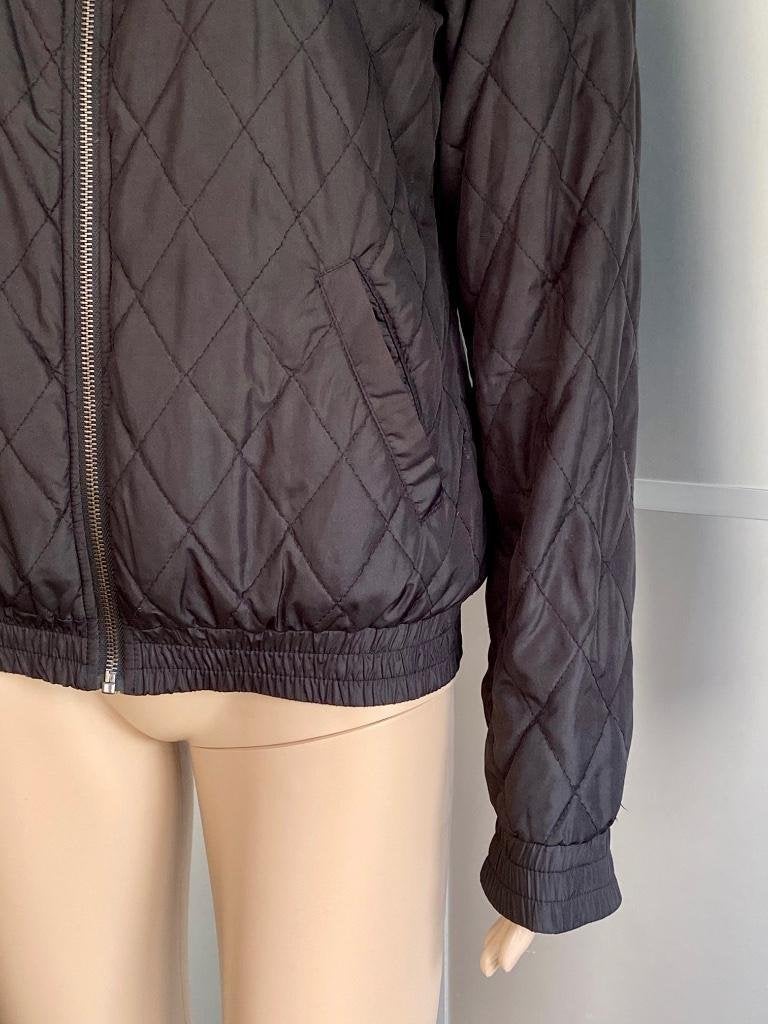 H865 Dubbelzijdig jasje maat S=36 jack vest zwart/wit, Only, Zwart, Ophalen of Verzenden, Zo goed als nieuw