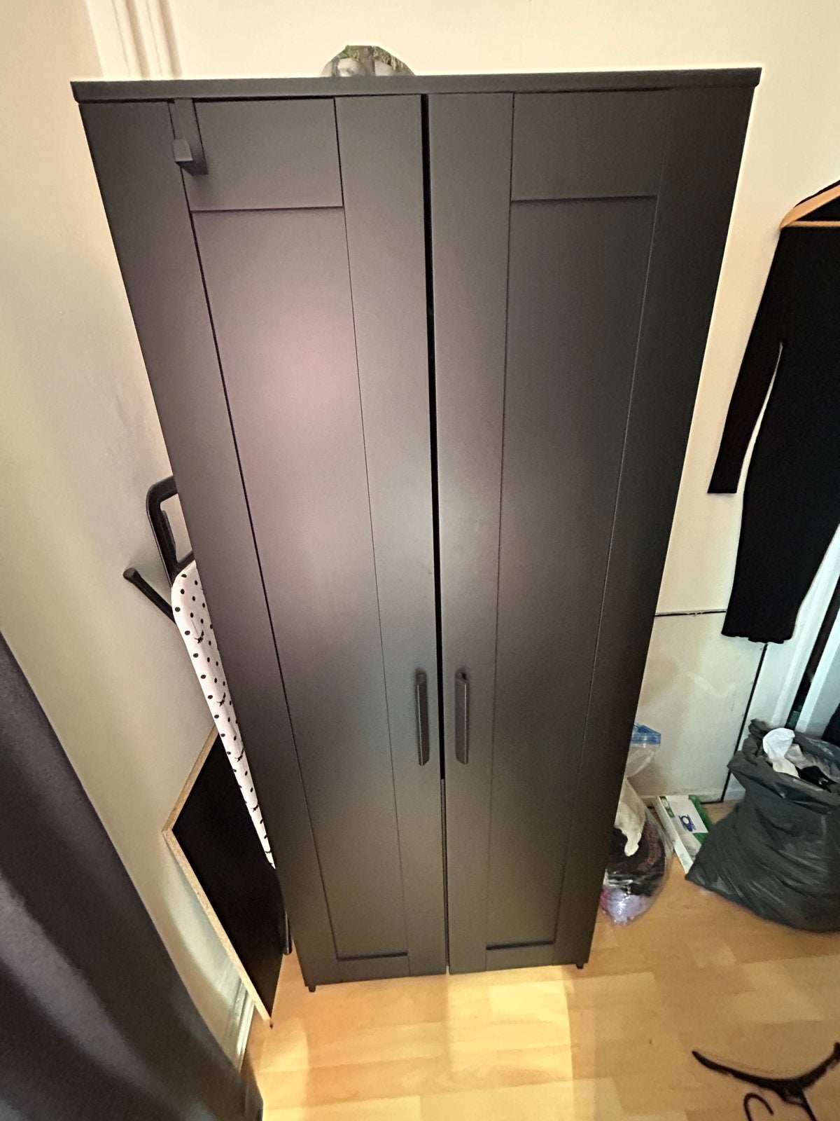 IKEA Brimnes Kledingkast - Zwart, Ophalen, Gebruikt, 50 tot 100 cm, 150 tot 200 cm
