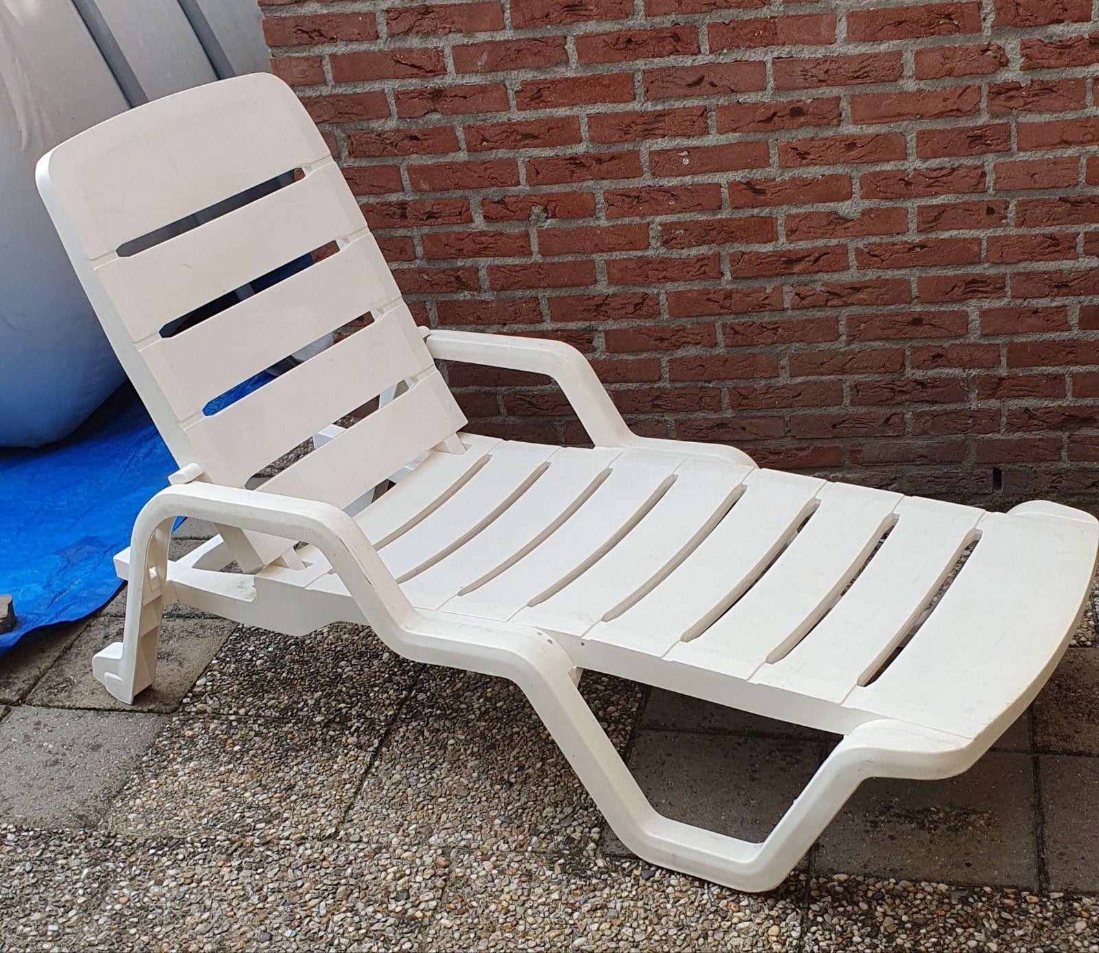 Ligbed, Tuin en Terras, Ligbedden, Ophalen, Gebruikt, Plastic, Verstelbaar