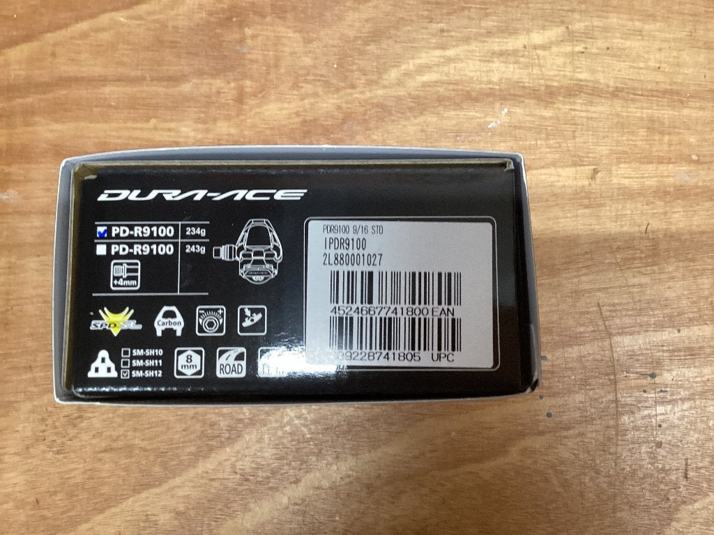 Dura-ace R-9100 pedalen Nieuw in doos, Crankstel of Pedalen, Nieuw, Ophalen of Verzenden, Shimano