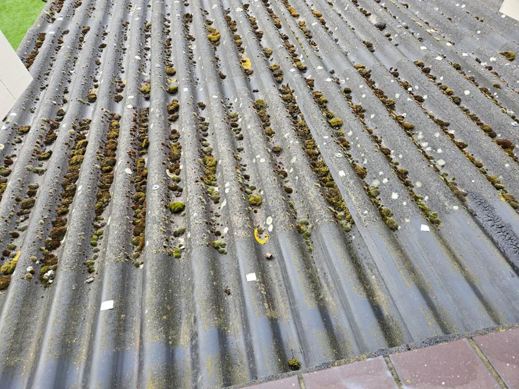 Asbestvrije golfplaten., Doe-het-zelf en Verbouw, Ophalen, Overige materialen, Zwart, 15 m² of meer
