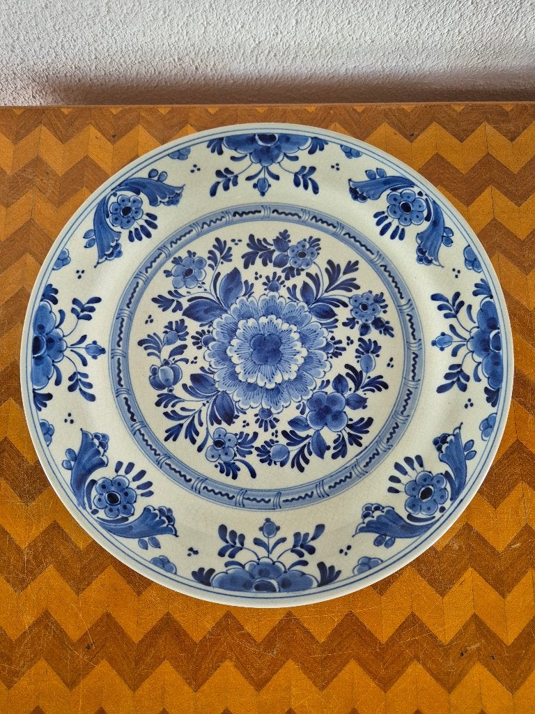 Porceleyne fles Delfts blauw bord 1944, Antiek en Kunst, Ophalen