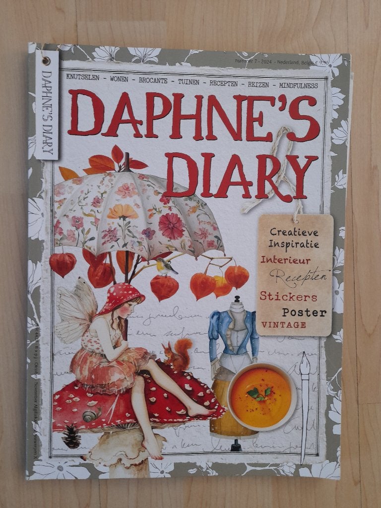 TIJDSCHRIFT  DAPHNE'S DIARY  nummer 7 2024, Boeken, Ophalen of Verzenden, Zo goed als nieuw, Overige typen