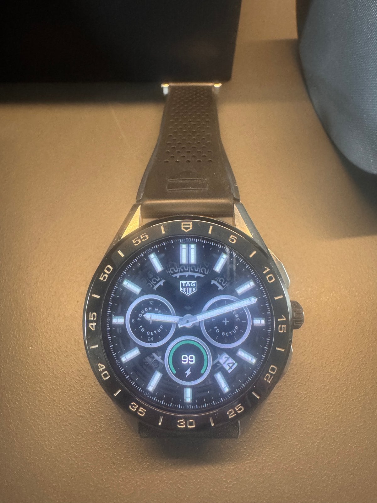 Tag Heuer Connected E3 Calibre incl. factuur, Staal, Polshorloge, Kunststof, Ophalen of Verzenden