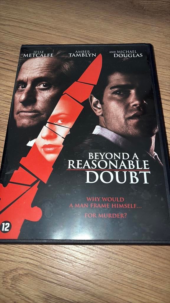 Beyond a Reasonable Doubt. Michael Douglas en Jesse Metcalfe, Vanaf 16 jaar, Ophalen of Verzenden, Zo goed als nieuw, Actiethriller