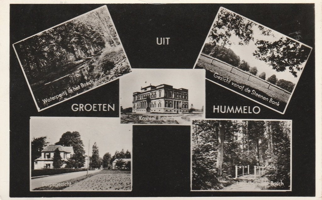 Hummelo, Verzamelen, Ansichtkaarten | Nederland, Ophalen of Verzenden, 1940 tot 1960, Gelopen, Gelderland