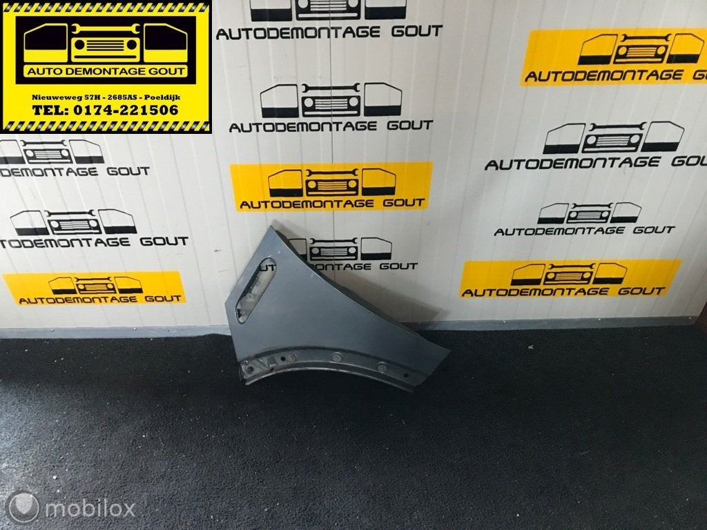 Mini Cooper R50 R53 (01-06)Spatbord Scherm Links Dark Silver, Auto-onderdelen, Gebruikt, Mini, Ophalen of Verzenden