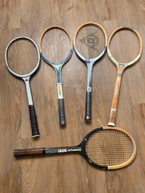 Retro tennisrackets van vroeger NIEUW, Sport en Fitness, Tennis, Verzenden, Nieuw, Wilson, Racket