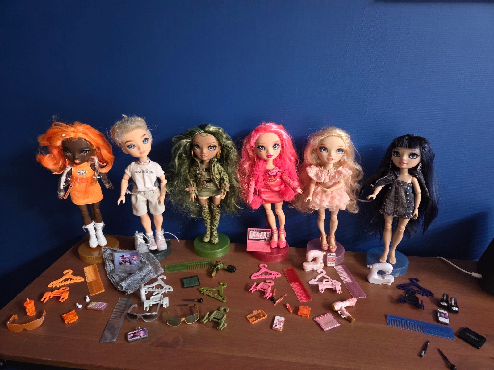 Rainbow High poppen set met accessoires, Ophalen of Verzenden, Zo goed als nieuw, Overige typen