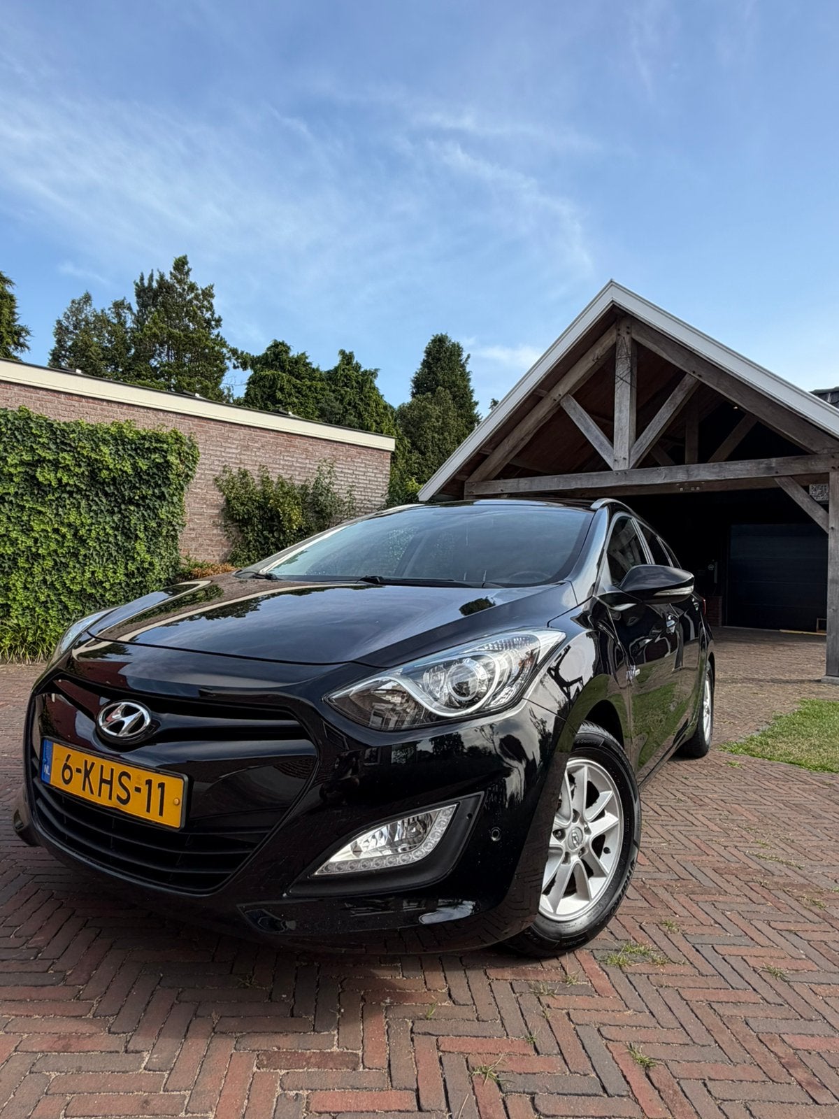 Hyundai i30 1.6GDH - 2013 - 2e eigenaar, Voorwielaandrijving, 4 cilinders, Parkeersensor, Zwart