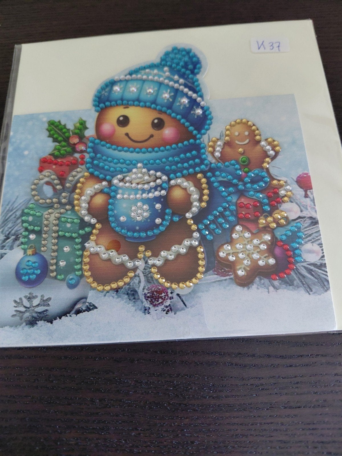 Diamond painting kerstkaart 5+1 gratis, Ophalen, Nieuw, Kerst