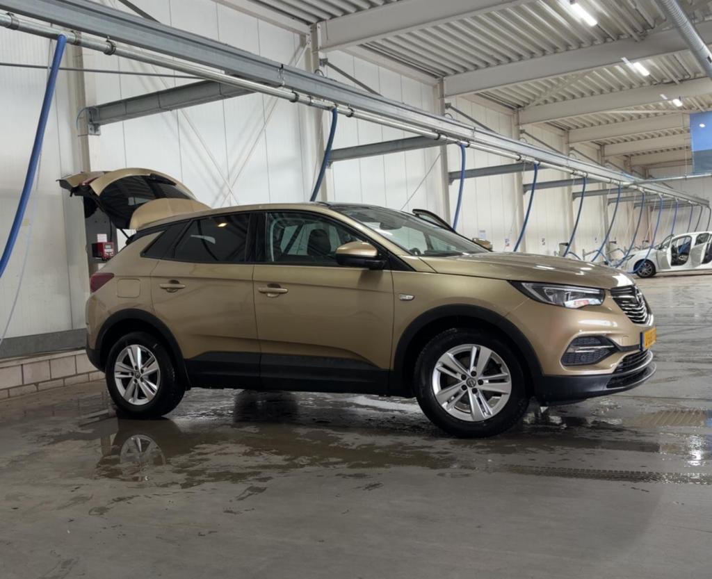 Opel Grandland X 1.2 Turbo 130pk S&S Aut 2018 Bruin, Stof, 1199 cc, Bruin, 1200 kg