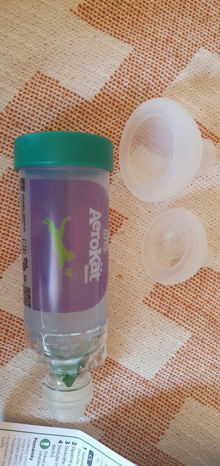 Aerokat opzetstuk voor astma inhaler, Verzenden, Nieuw