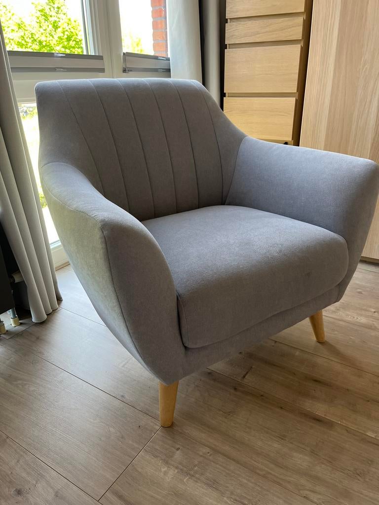 Stoel/fauteuil van Kave Home, Huis en Inrichting, Fauteuils, Ophalen, Zo goed als nieuw, 75 tot 100 cm, Stof