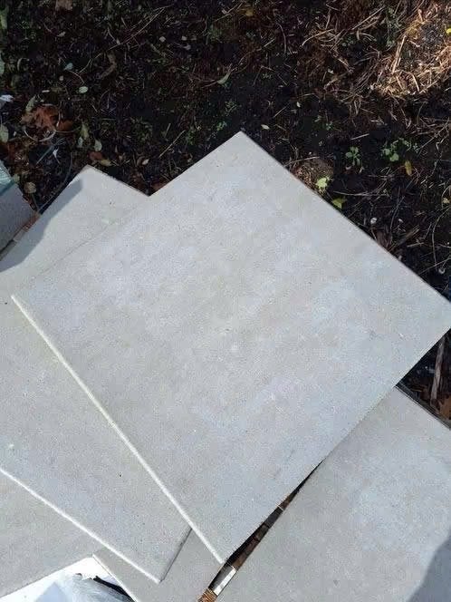 Terrastegels, Concrete/beton look 60x60x4, Tuin en Terras, Tegels en Klinkers, Ophalen of Verzenden, Beton, 10 m² of meer, Terrastegels