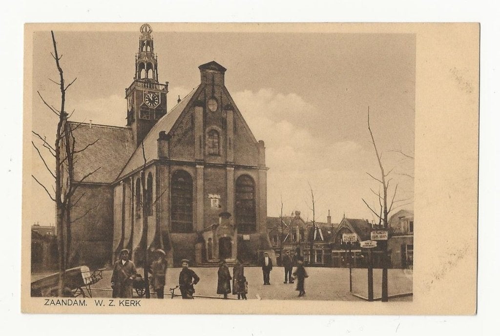 Zaandam - W. Z. Kerk, Ophalen, 1920 tot 1940, Ongelopen, Noord-Holland