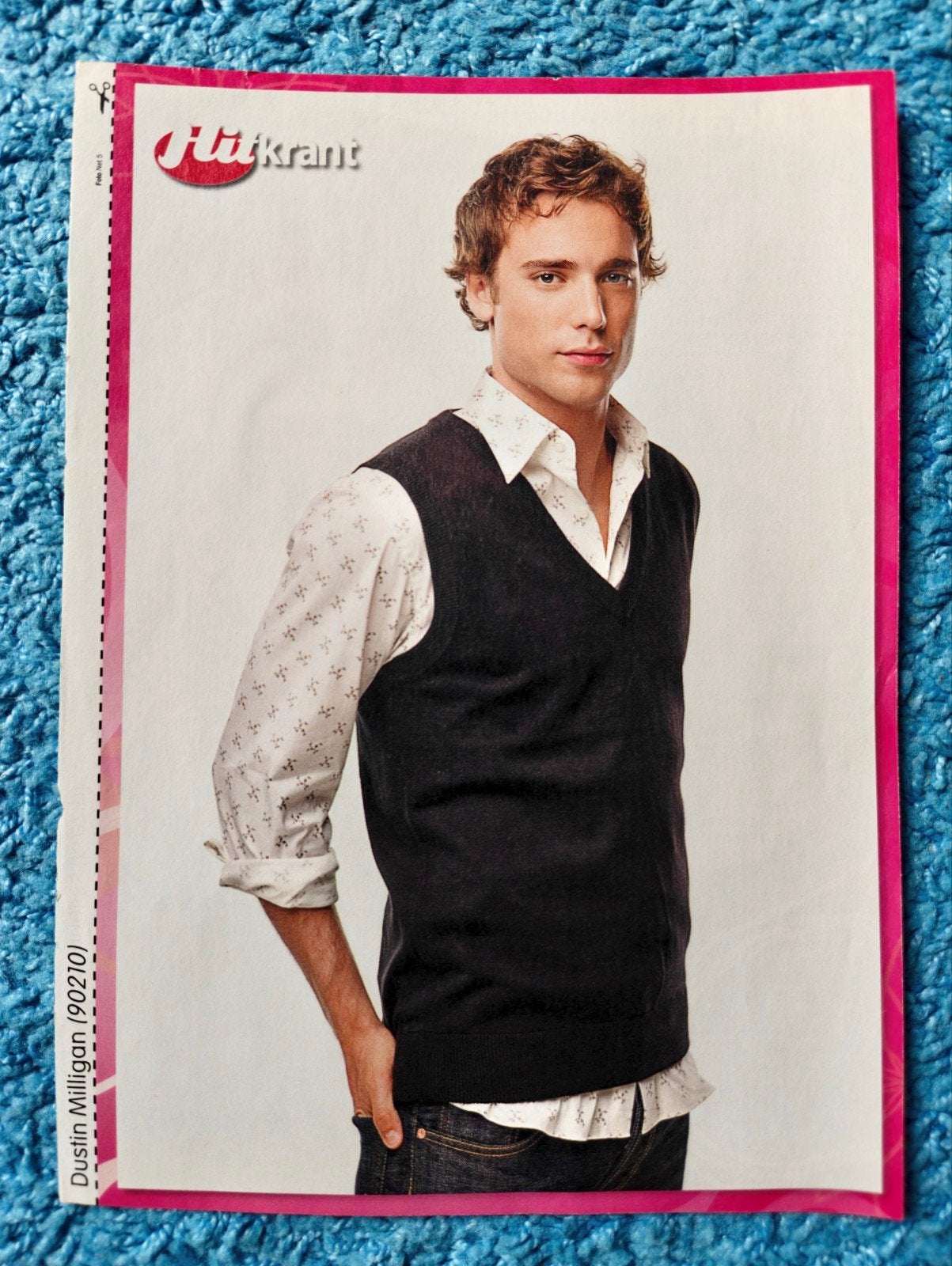 Dustin Milligan (90210) poster hitkrant, Rechthoekig Staand, A4 of kleiner, Nieuw, Ophalen of Verzenden
