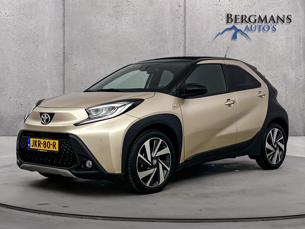 Toyota Aygo X 1.0 VVT-i S-CVT Envy // 1E EIGENAAR // ELEKTRI, Auto's, Toyota, Stof, Gebruikt, Bruin, 4 stoelen