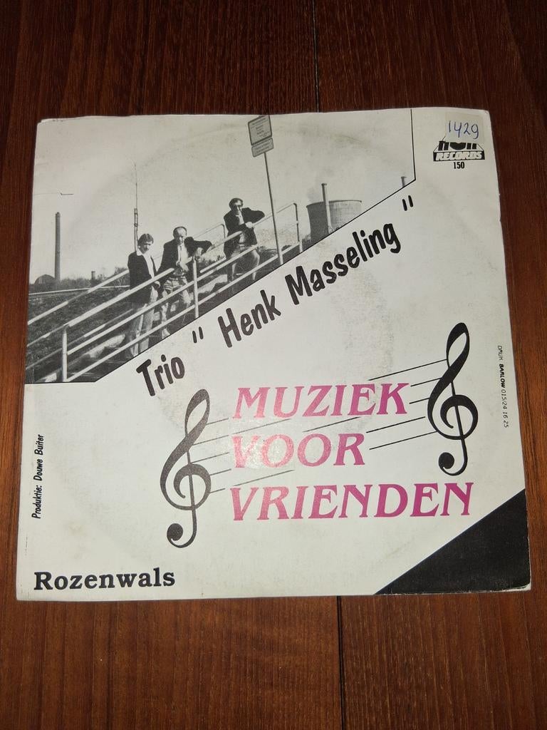 Trio Henk Masseling - Muziek Voor Vrienden., Gebruikt, 7 inch, Ophalen of Verzenden, Nederlandstalig