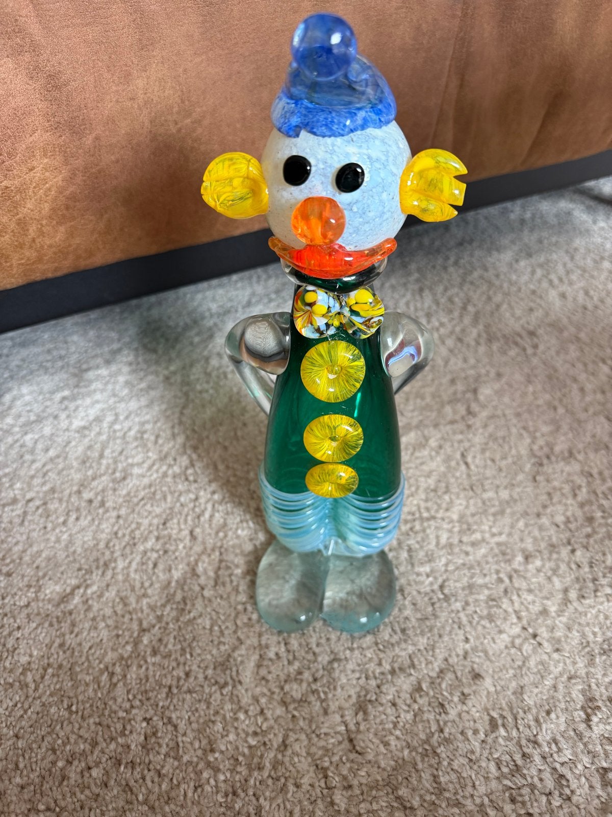 Vintage glazen clown, Ophalen of Verzenden, Zo goed als nieuw, Overige typen