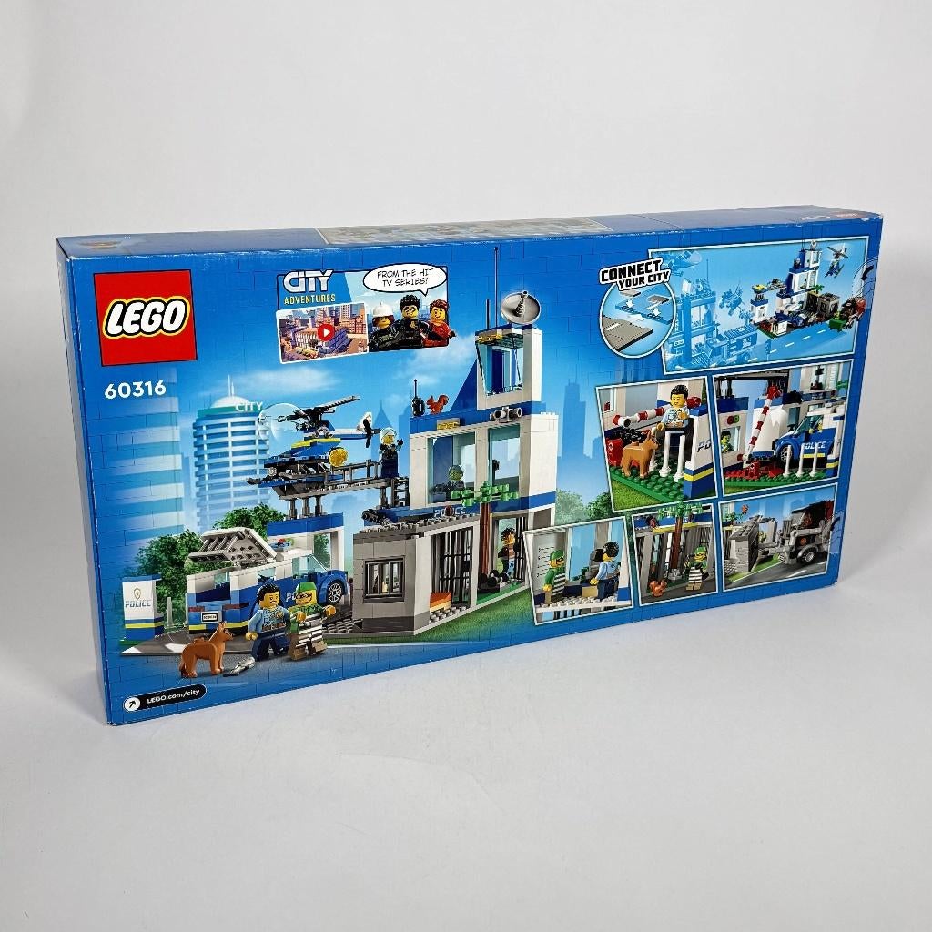 LEGO City 60316 Politiebureau – Nieuw, City, Lego, Nieuw, Ophalen of Verzenden