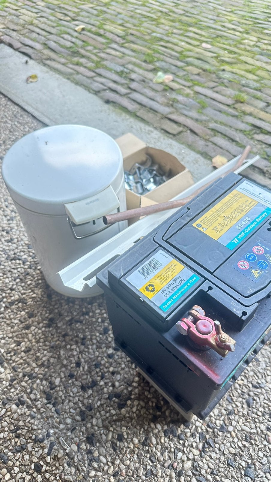 Koper messing aluminium ijzer en accu’s, Doe-het-zelf en Verbouw, Ophalen, Gebruikt, Koper of Messing