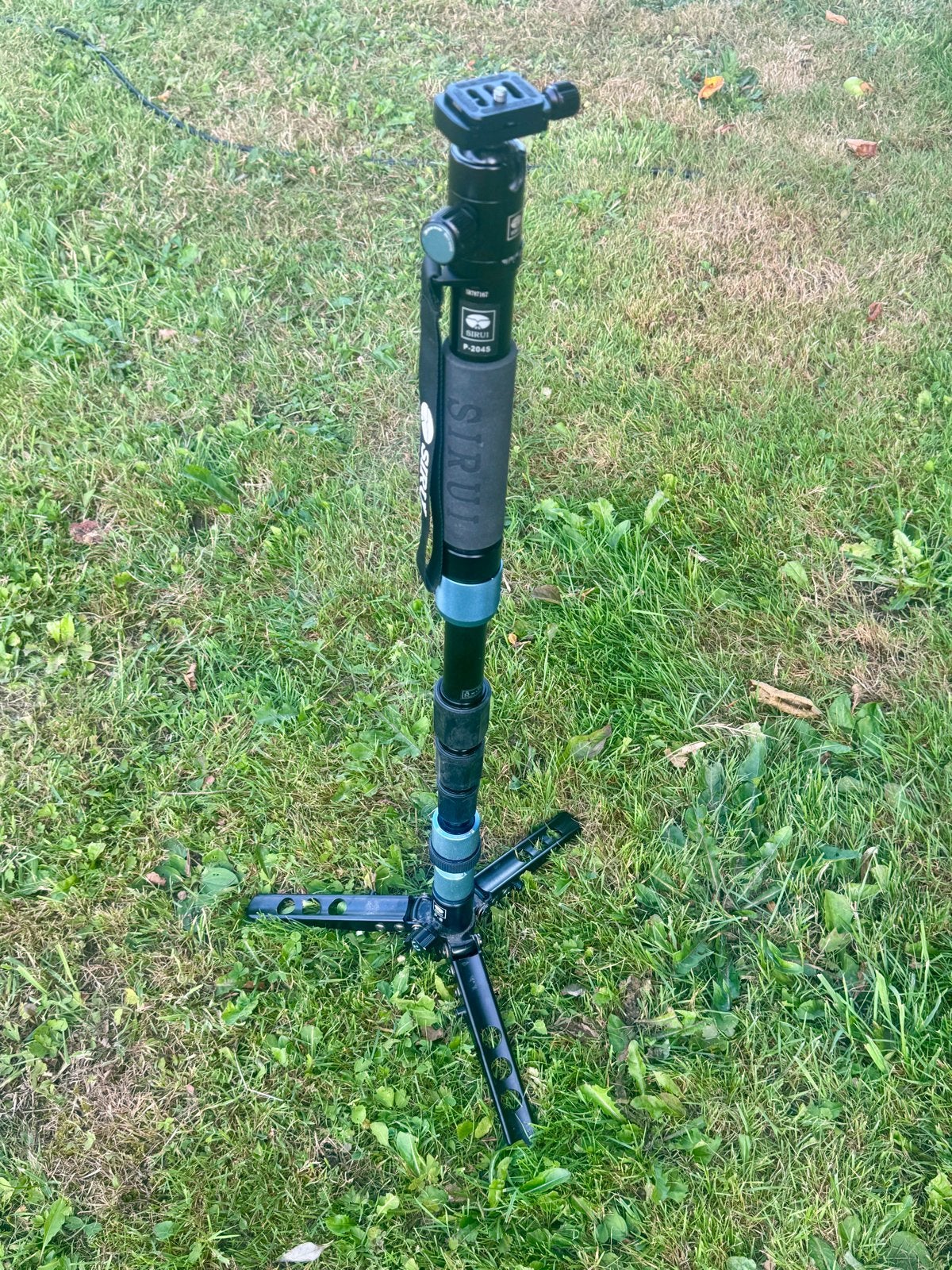 Sirui P-204S Monopod met Standspin - 3-in-1 Stabiliteit, Eenpoot, Ophalen of Verzenden, Zo goed als nieuw, 150 tot 175 cm
