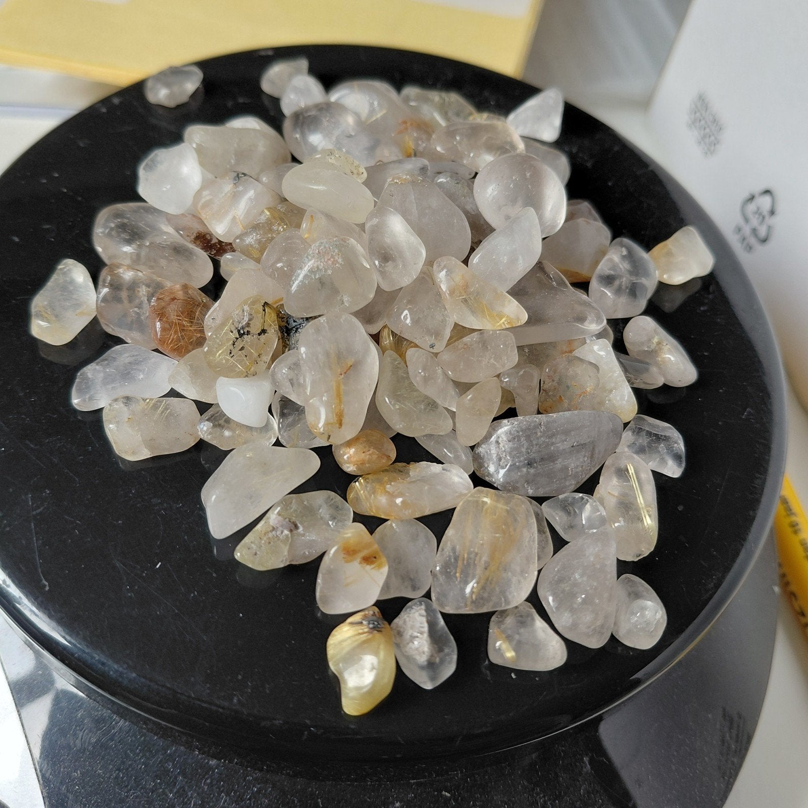 rutielkwarts 100 gram, Verzamelen, Ophalen of Verzenden, Mineraal