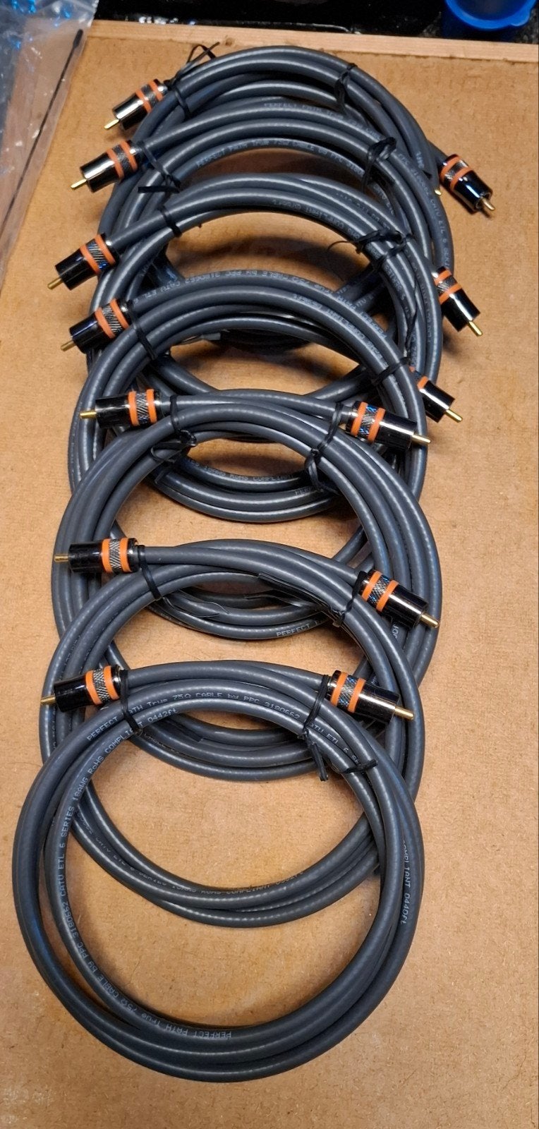 professionele coaxkabels van het topmerk Perfect Path, Muziek en Instrumenten, Ophalen of Verzenden, Nieuw, Apparatuur