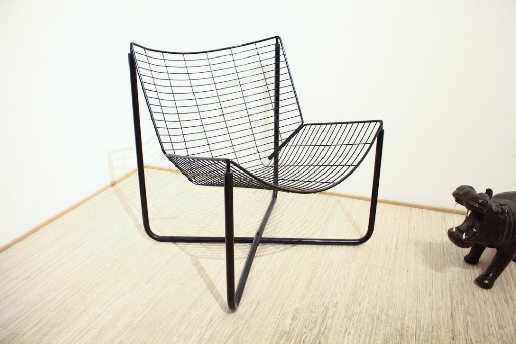 Vintage Ikea Jarpen Skalboa Niels Gammelgaard zwart staal, Gebruikt, Vintage  Ikea Design, 75 tot 100 cm, Ophalen of Verzenden